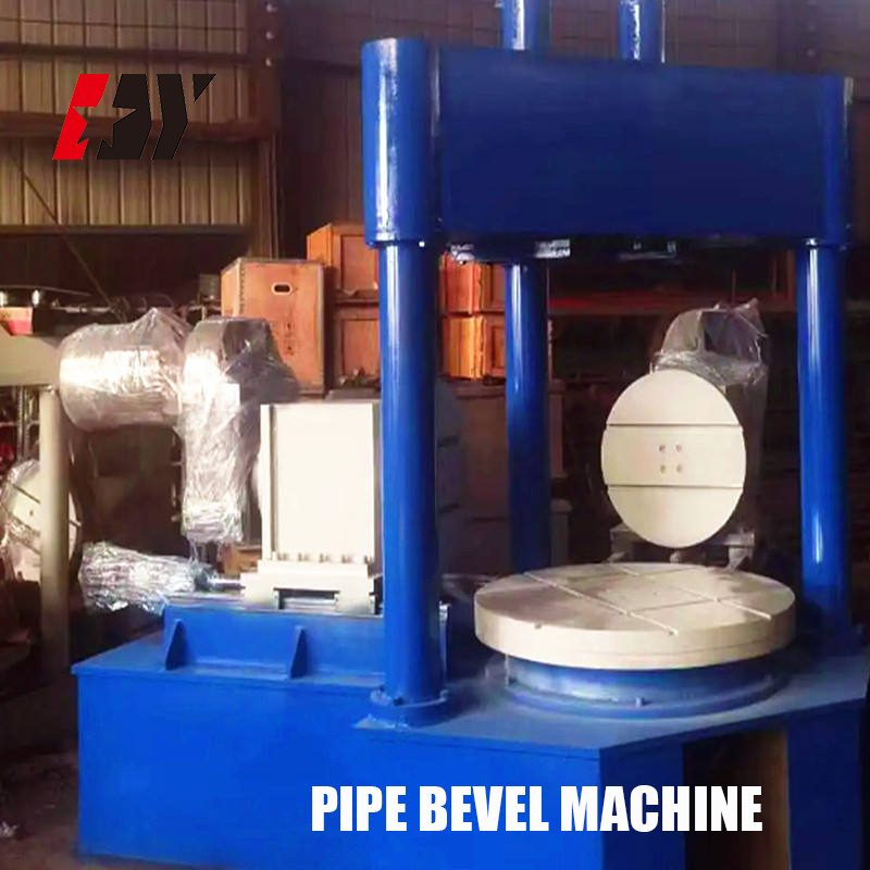 PLC Induction Steel Bevelling Device Tee Elbow Full Auto Beveling